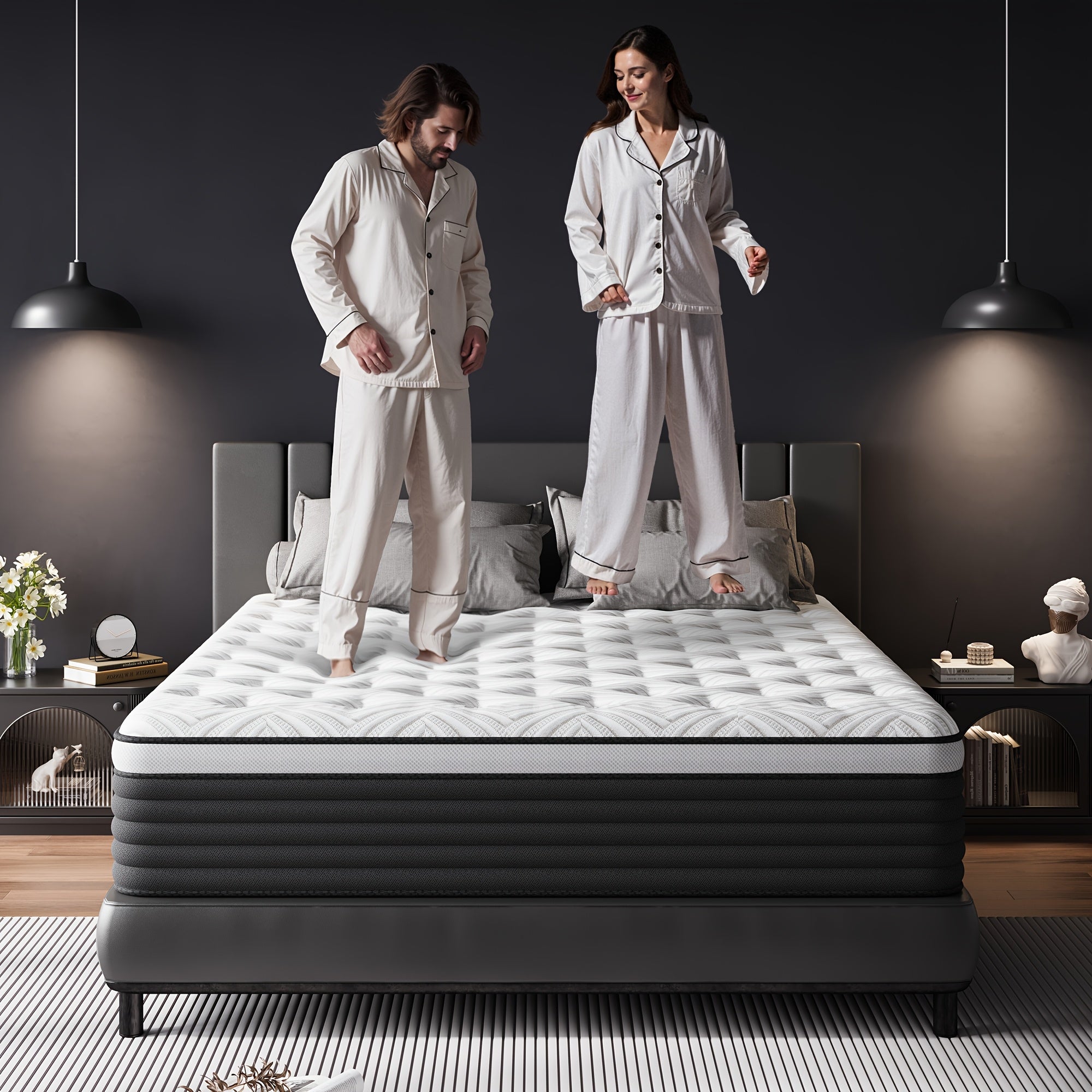 12\u002F14-inch, Twin\u002FFull\u002FQueue\u002FKing Size Mattress, Memory Foam Hybrid Mattress, Boxed, Soft And Comfortable