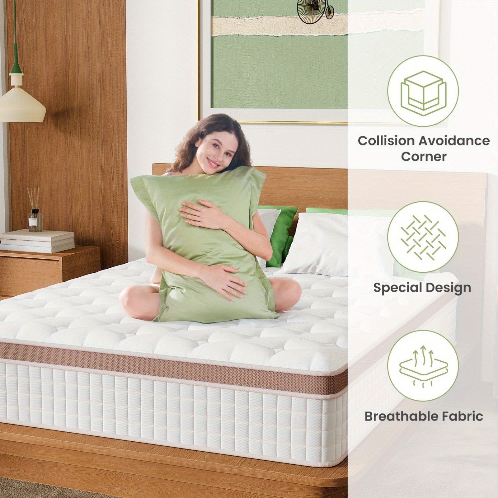 Queen King Mattress 12 Inch 14 Inch Superior Firm Hybrid Mattress In A Box - Euro Top Luxury Mattress-Gel Memory Foam And Innerspring Hybrid Mattress For Motion Isolation, Edge Support, 365-nights Trail