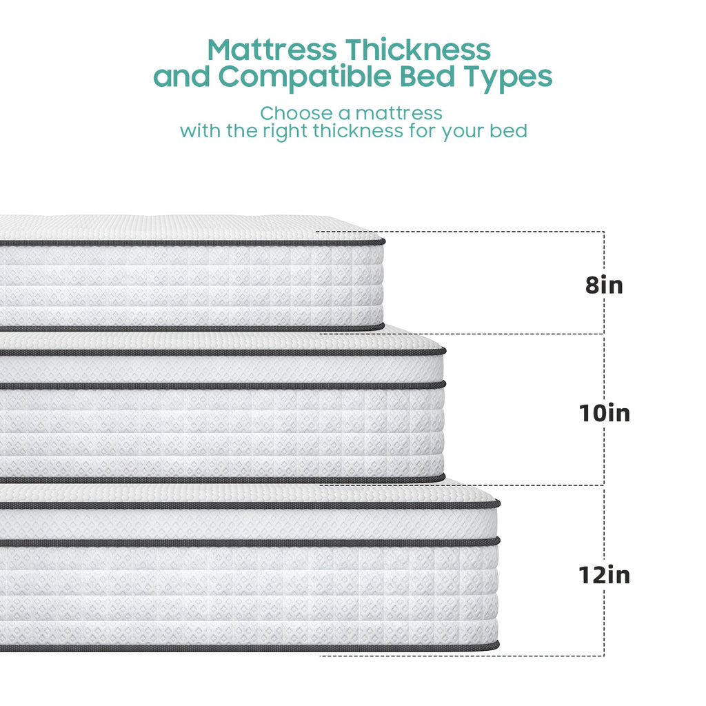 A Medium Hybrid Mattress in a Box Featuring Pocket Coils, Edge Support, And Free from Fiberglass