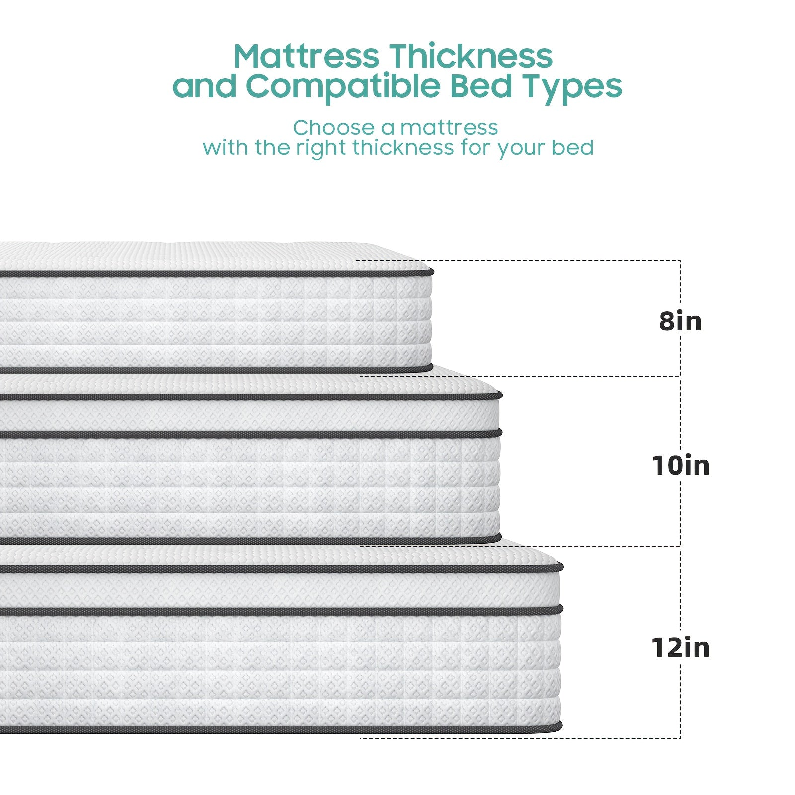 A Medium Hybrid Mattress in a Box Featuring Pocket Coils, Edge Support, And Free from Fiberglass