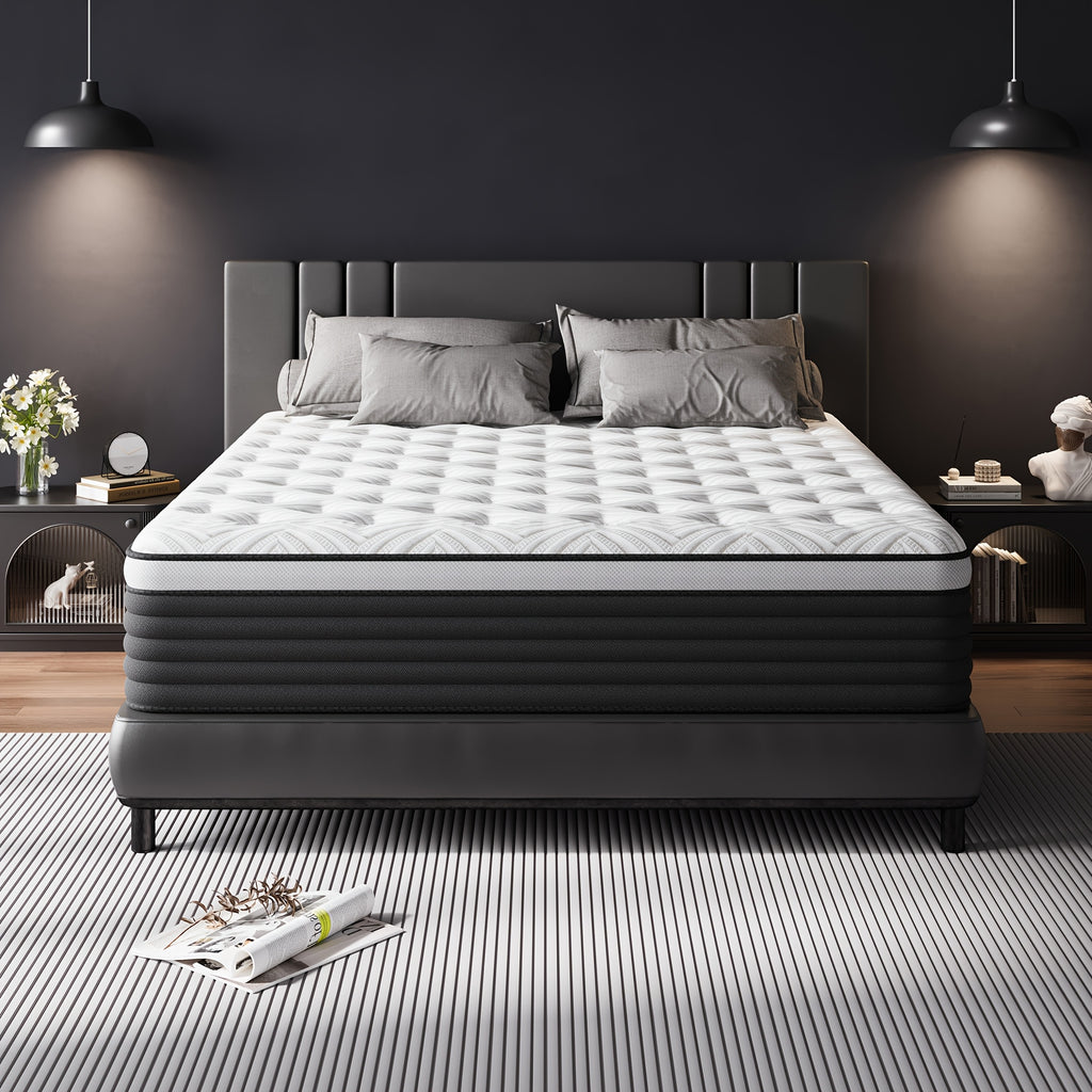 12\u002F14-inch, Twin\u002FFull\u002FQueue\u002FKing Size Mattress, Memory Foam Hybrid Mattress, Boxed, Soft And Comfortable