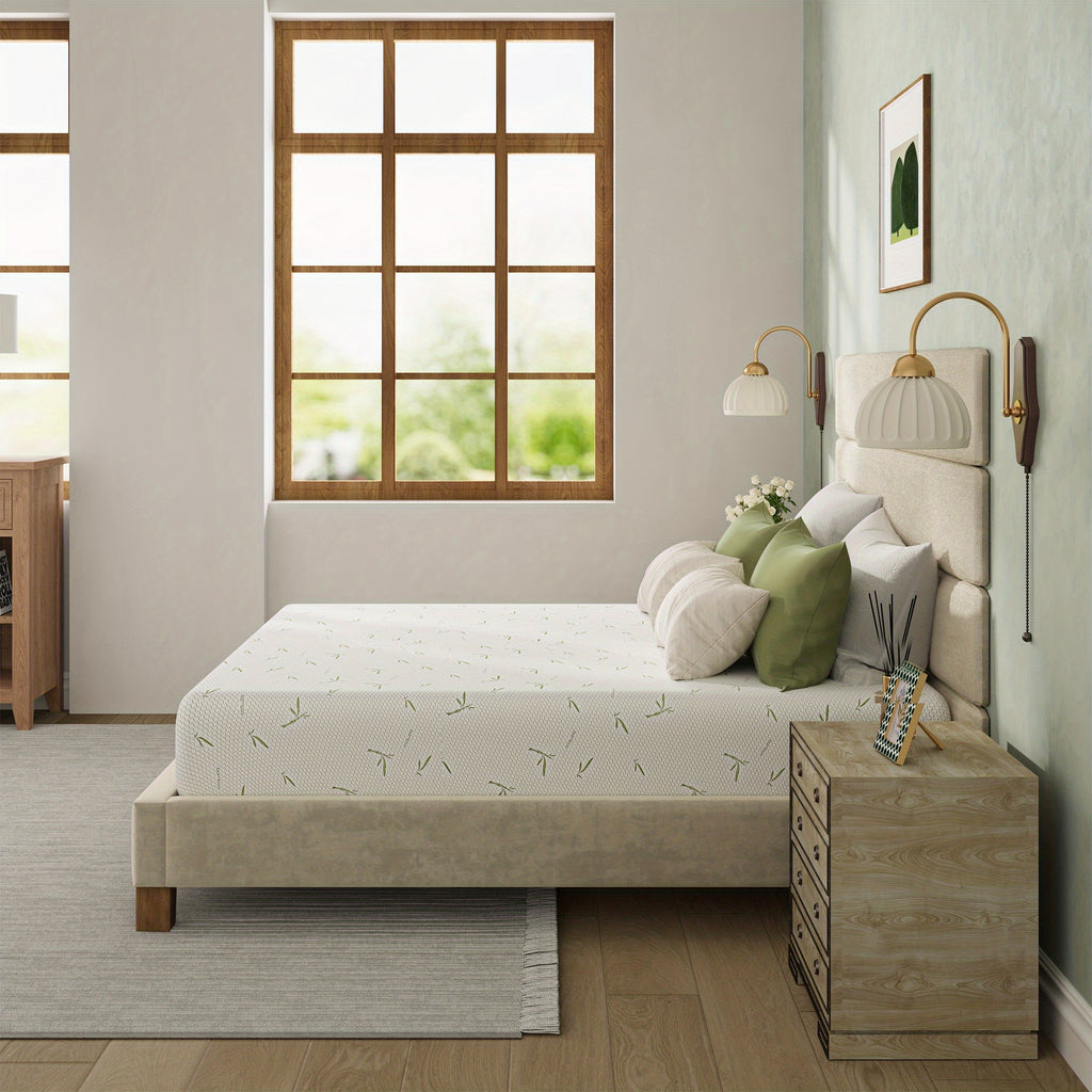 Dyonery Offers Breathable Bed Mattresses in 6, 8, And 10 Inches of Firm Memory Foam, Designed for Medium Firmness to Provide Support, Comfort, And Deep Sleep. These Mattresses Are Fiberglass-Free And Come with a Cooling Cover