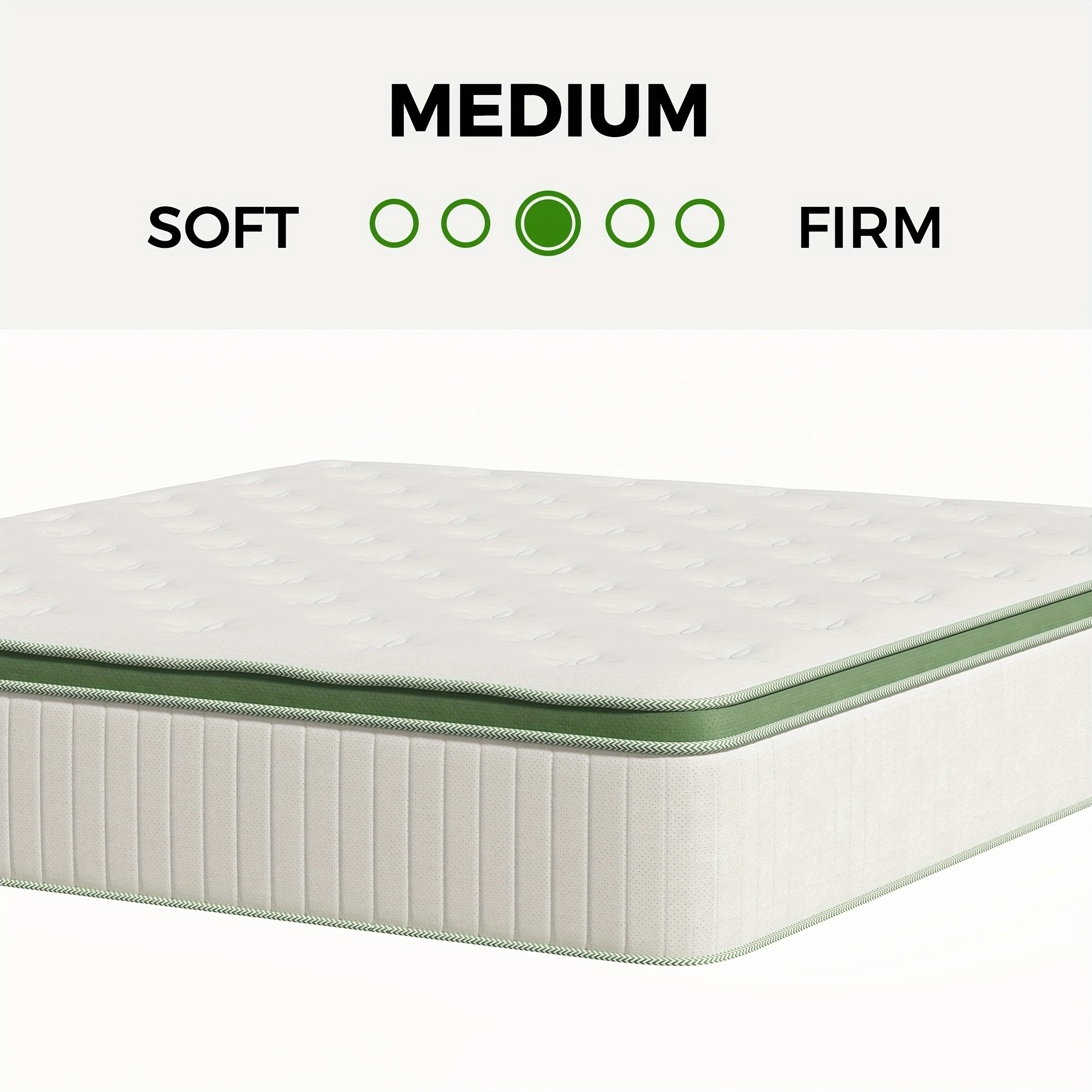 10\u002F12\u002F14 Inch Hybrid Mattress in a Box - Gel Memory Foam & Innerspring Bed with Cooling Technology, Motion Isolation & Edge Support, Medium Firm Euro Top Luxury Layer, Full\u002FQueen\u002FKing Size, Adjustable Base Compatible (No Box Spring